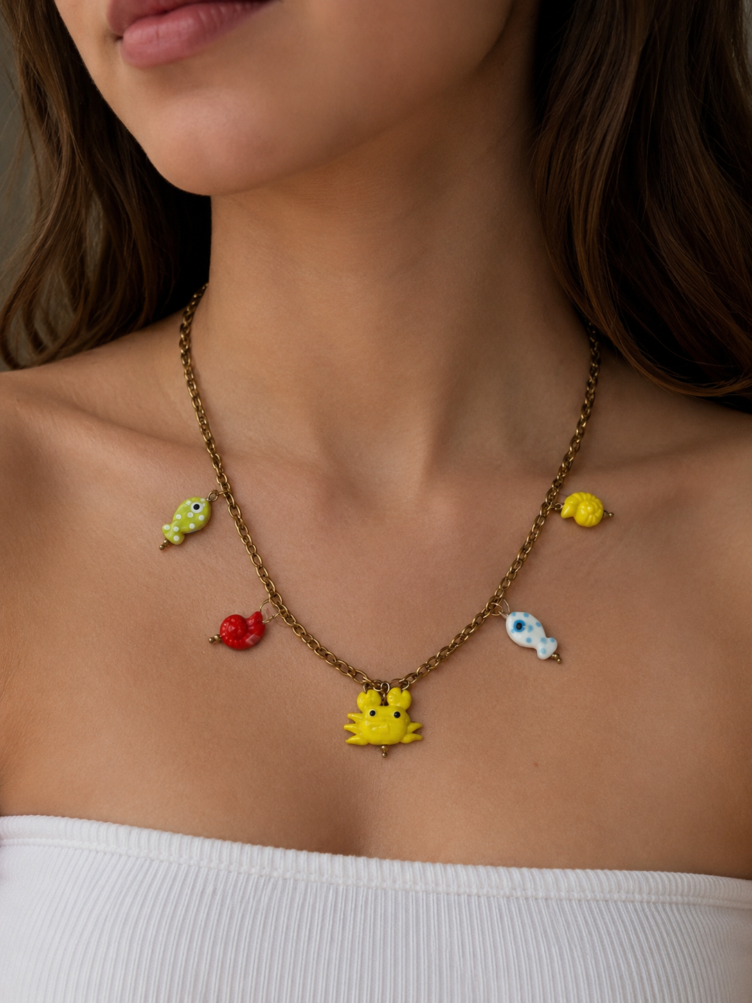 κολιέ με charms